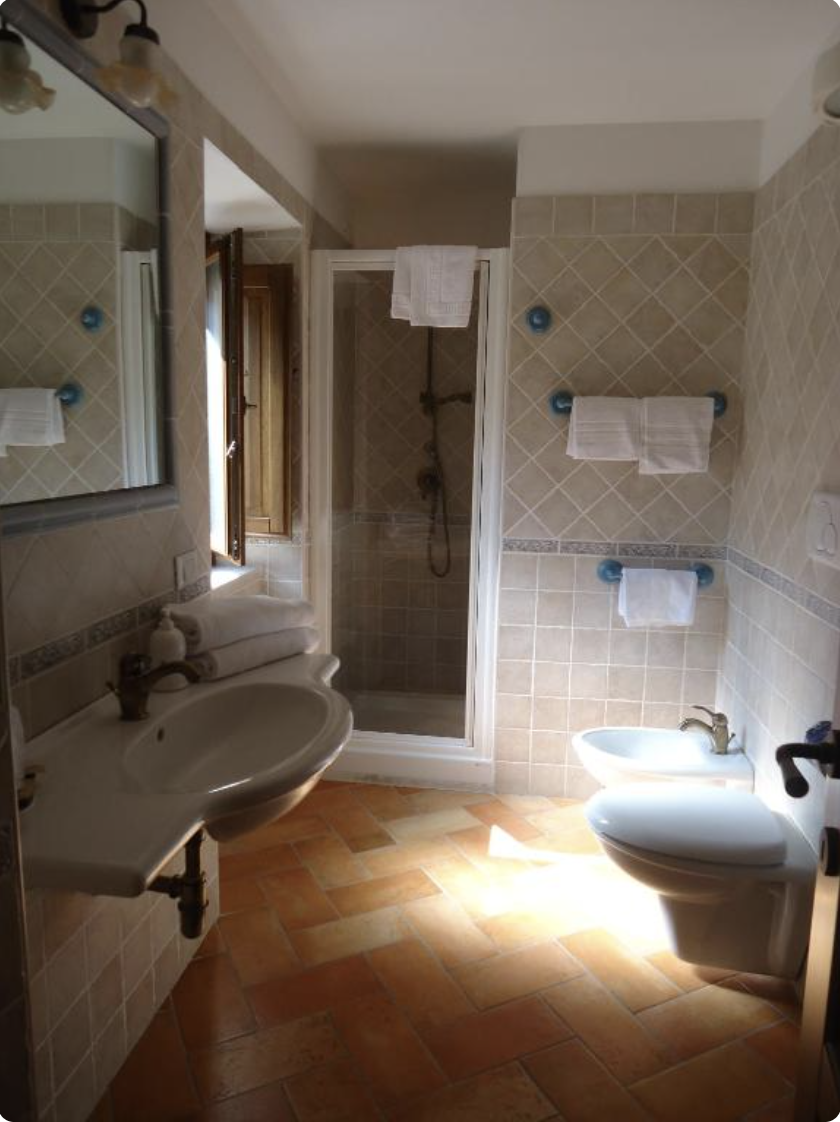 Bagno privato con vasca